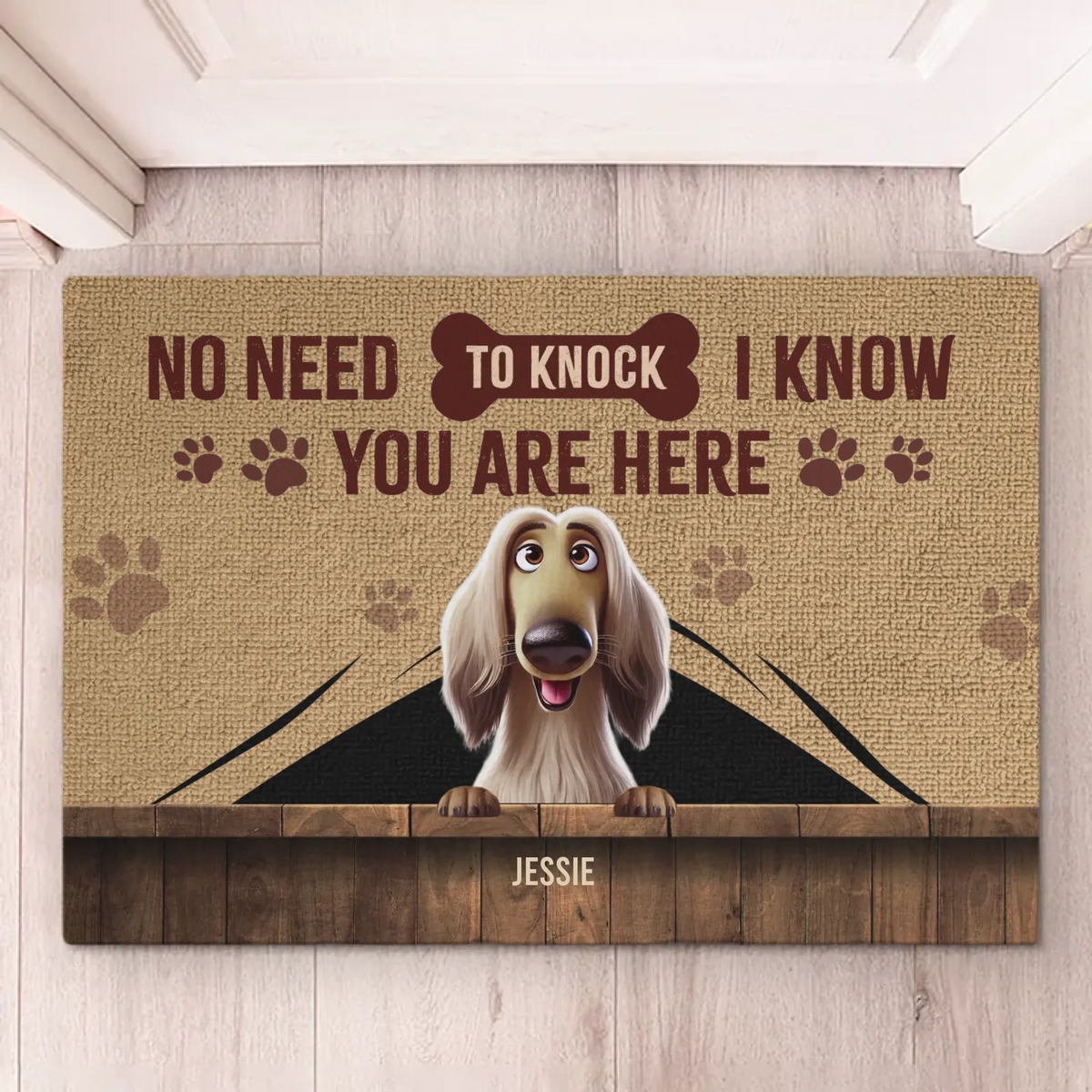 The Wag Of A Tail Is The Purest Form Of Love - Dog Personalized Custom Home Decor Decorative Mat - House Warming Gift For Pet Owners, Pet Lovers