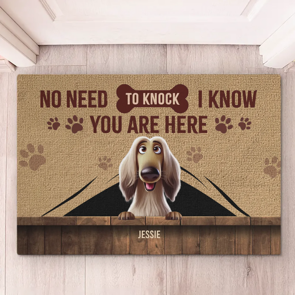 The Wag Of A Tail Is The Purest Form Of Love - Dog Personalized Custom Home Decor Decorative Mat - House Warming Gift For Pet Owners, Pet Lovers
