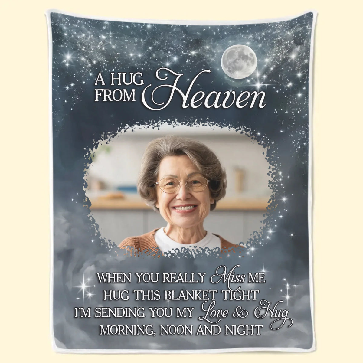 Custom Photo Until I See You Again - Memorial Personalized Custom Blanket - Sympathy Gift For Family Members