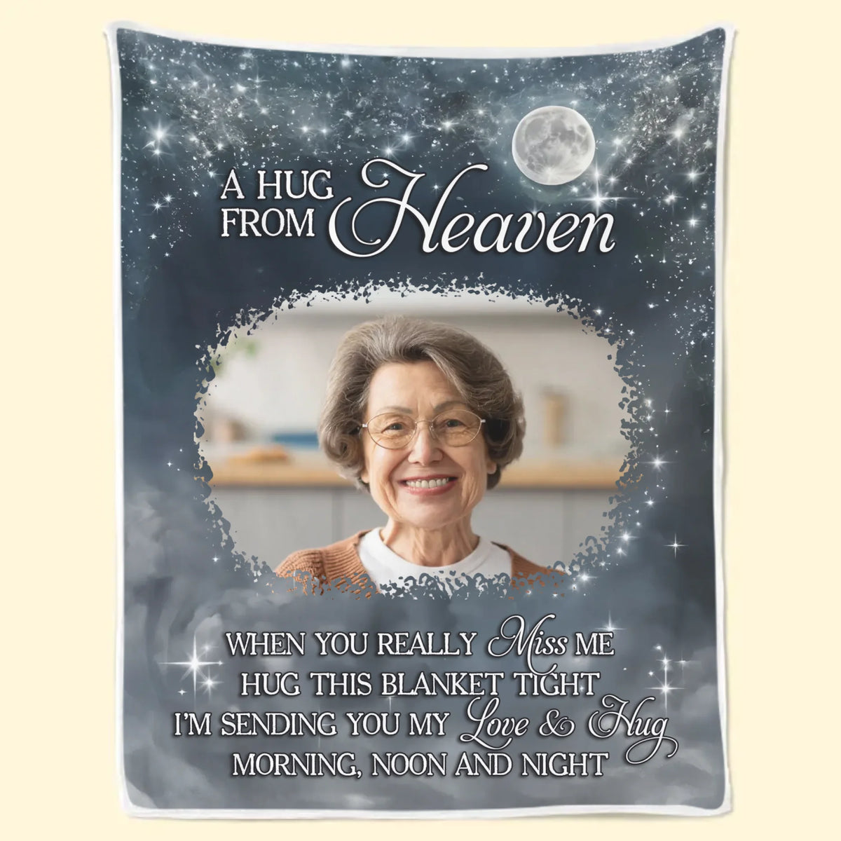 Custom Photo Until I See You Again - Memorial Personalized Custom Blanket - Sympathy Gift For Family Members