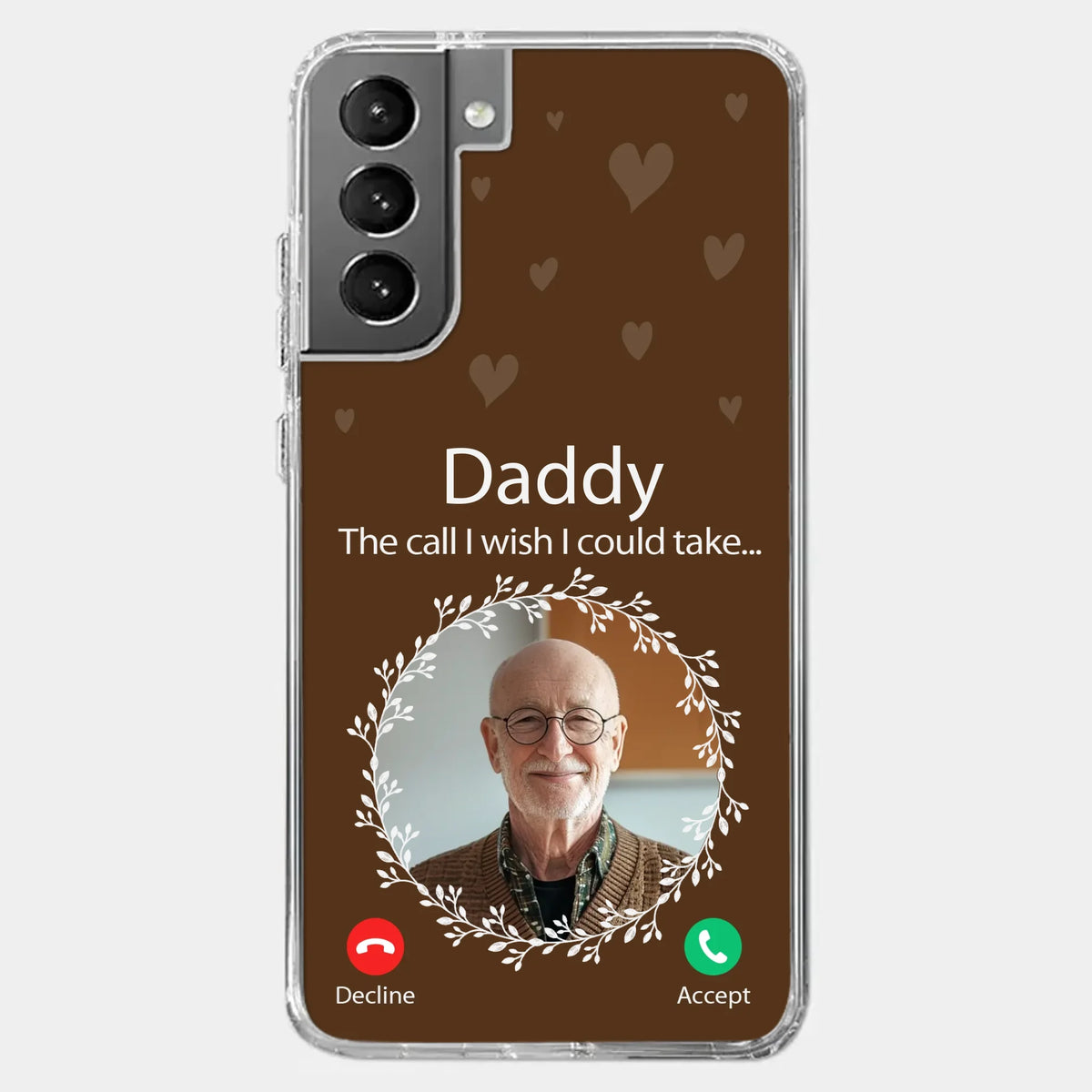 Custom Photo Your Love Will Never Fade - Memorial Personalized Custom Clear Phone Case - Sympathy Gift For Family Members