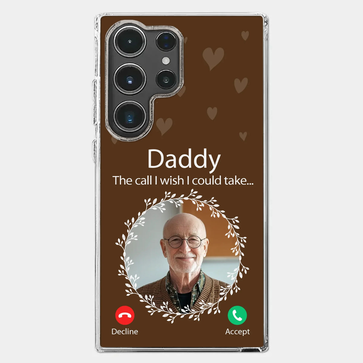 Custom Photo Your Love Will Never Fade - Memorial Personalized Custom Clear Phone Case - Sympathy Gift For Family Members