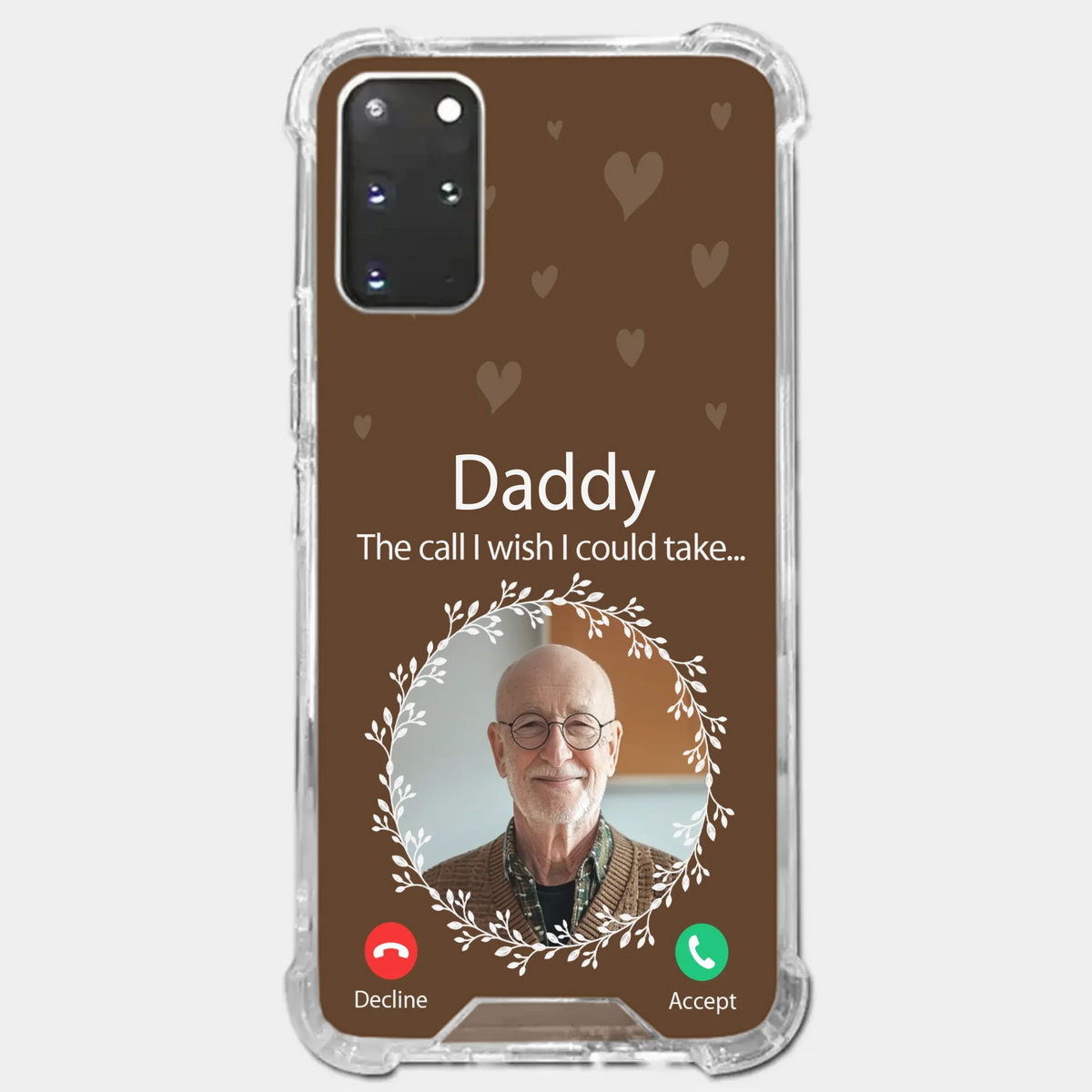 Custom Photo Your Love Will Never Fade - Memorial Personalized Custom Clear Phone Case - Sympathy Gift For Family Members