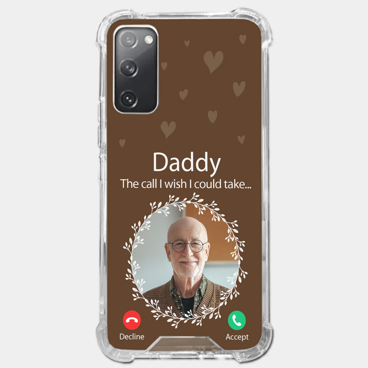 Custom Photo Your Love Will Never Fade - Memorial Personalized Custom Clear Phone Case - Sympathy Gift For Family Members