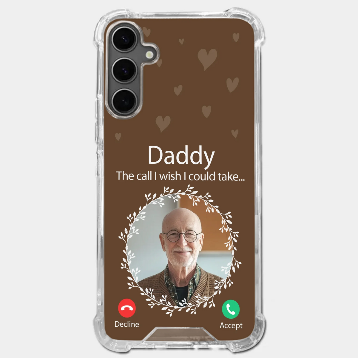 Custom Photo Your Love Will Never Fade - Memorial Personalized Custom Clear Phone Case - Sympathy Gift For Family Members