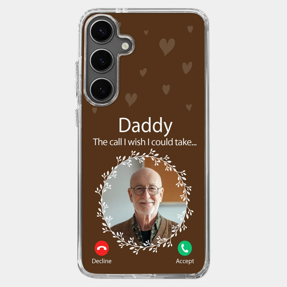Custom Photo Your Love Will Never Fade - Memorial Personalized Custom Clear Phone Case - Sympathy Gift For Family Members