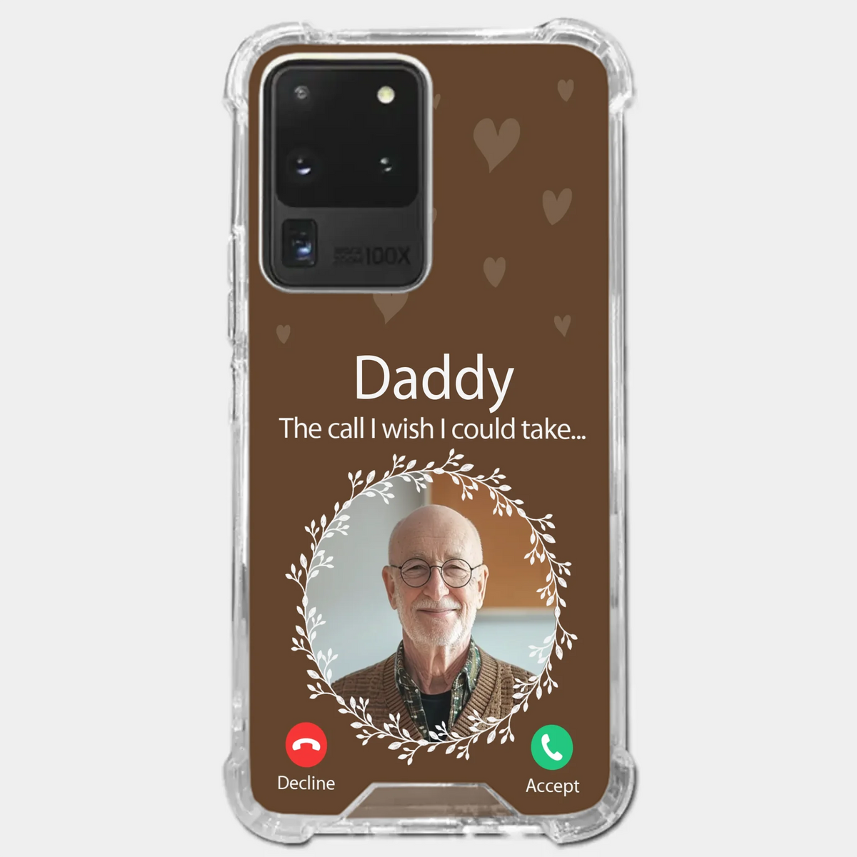 Custom Photo Your Love Will Never Fade - Memorial Personalized Custom Clear Phone Case - Sympathy Gift For Family Members