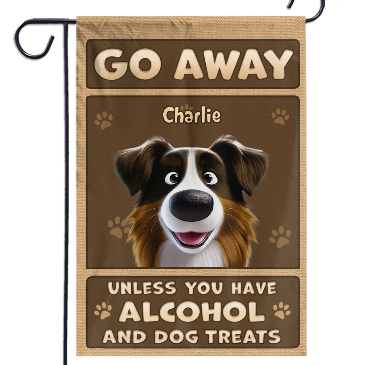 Brew For Me, Bones For You - Dog Personalized Custom Flag - Gift For Pet Owners, Pet Lovers