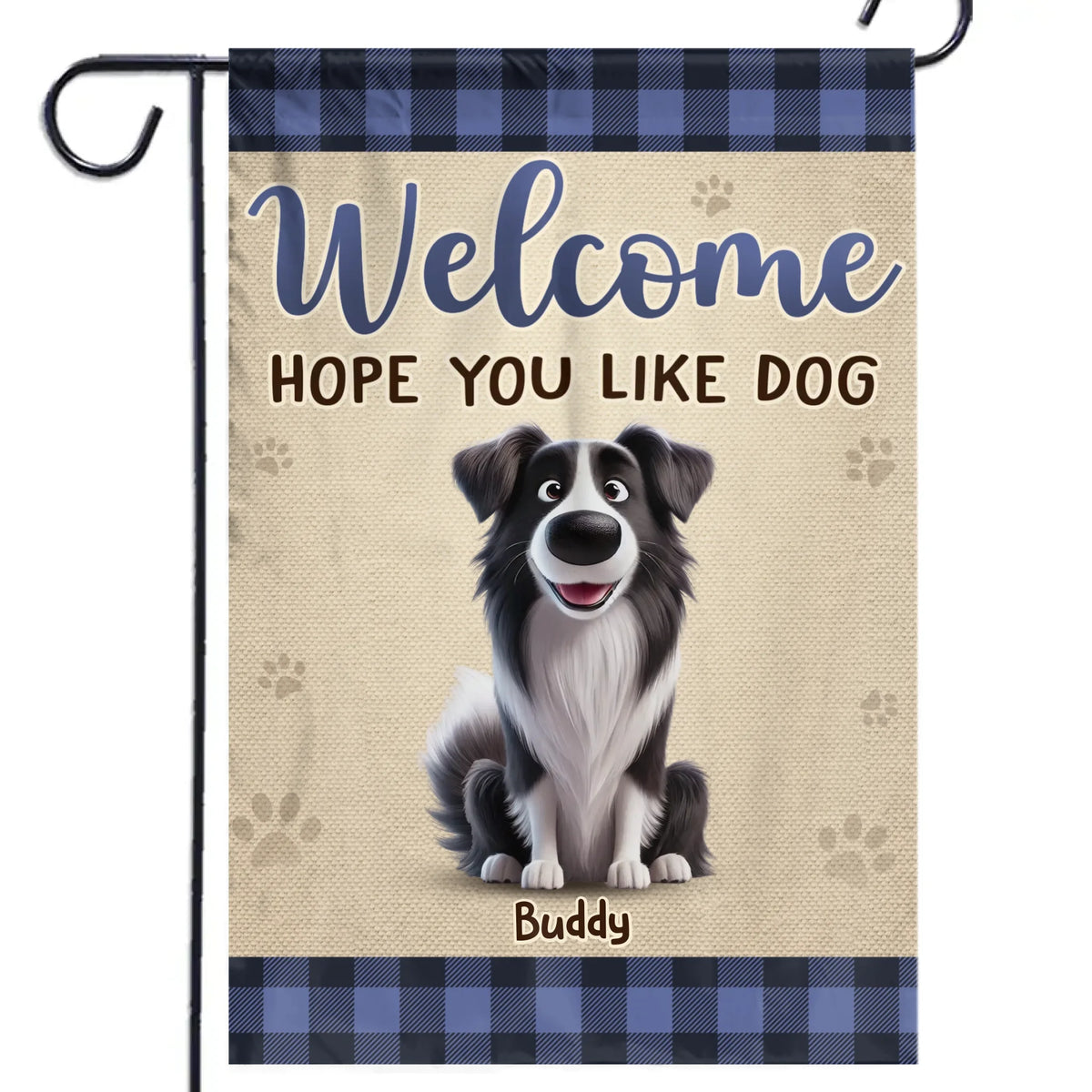 Paws, Play, Repeat - Dog Personalized Custom Flag - Gift For Pet Owners, Pet Lovers