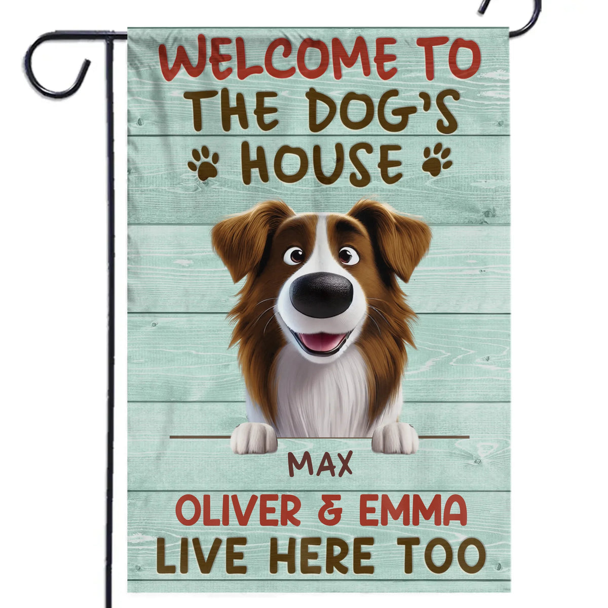 Home Of Barking Security And Unconditional Love - Dog Personalized Custom Flag - Gift For Pet Owners, Pet Lovers