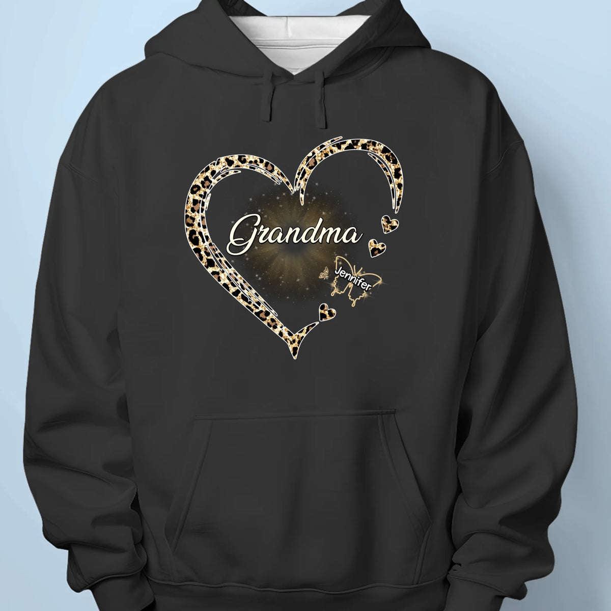 A Grandmother’s Heart Is A Home Where Love Never Fades - Family Personalized Custom Unisex T-shirt, Premium T-shirt, Hoodie - Gift For Mom, Grandma