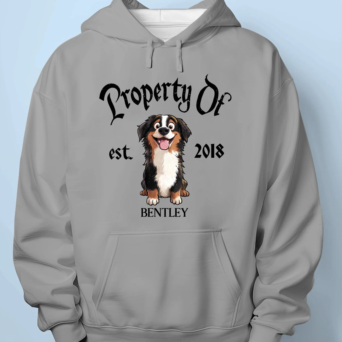 Property Of My Dog - Dog Personalized Custom Unisex T-shirt, Premium T-shirt, Hoodie - Gift For Pet Owners, Pet Lovers
