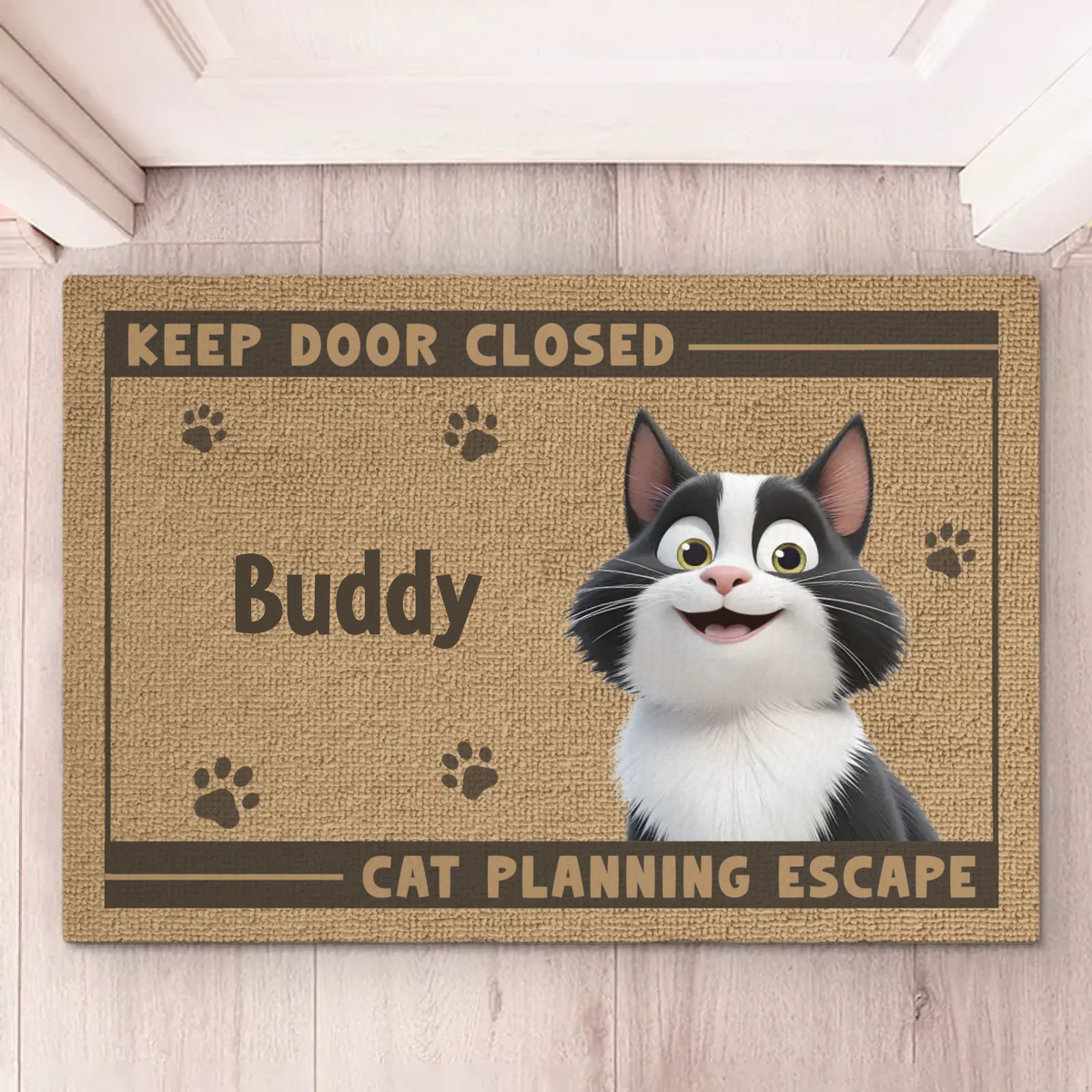 Don’t Let The Cat Fool You - Cat Personalized Custom Home Decor Decorative Mat - House Warming Gift For Pet Owners, Pet Lovers