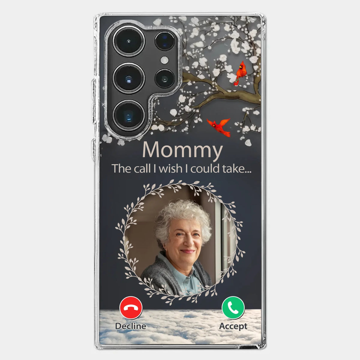 Custom Photo A Personalized Gesture That Brings Comfort And Peace - Memorial Personalized Custom Clear Phone Case - Sympathy Gift For Family Members
