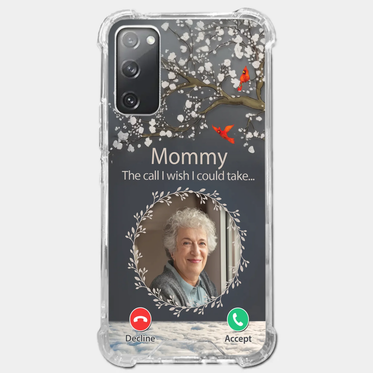 Custom Photo A Personalized Gesture That Brings Comfort And Peace - Memorial Personalized Custom Clear Phone Case - Sympathy Gift For Family Members
