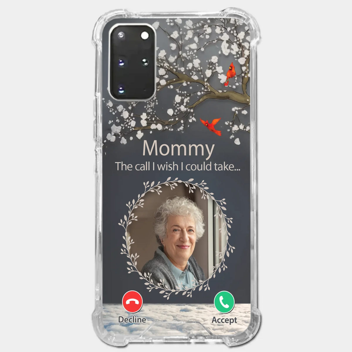 Custom Photo A Personalized Gesture That Brings Comfort And Peace - Memorial Personalized Custom Clear Phone Case - Sympathy Gift For Family Members