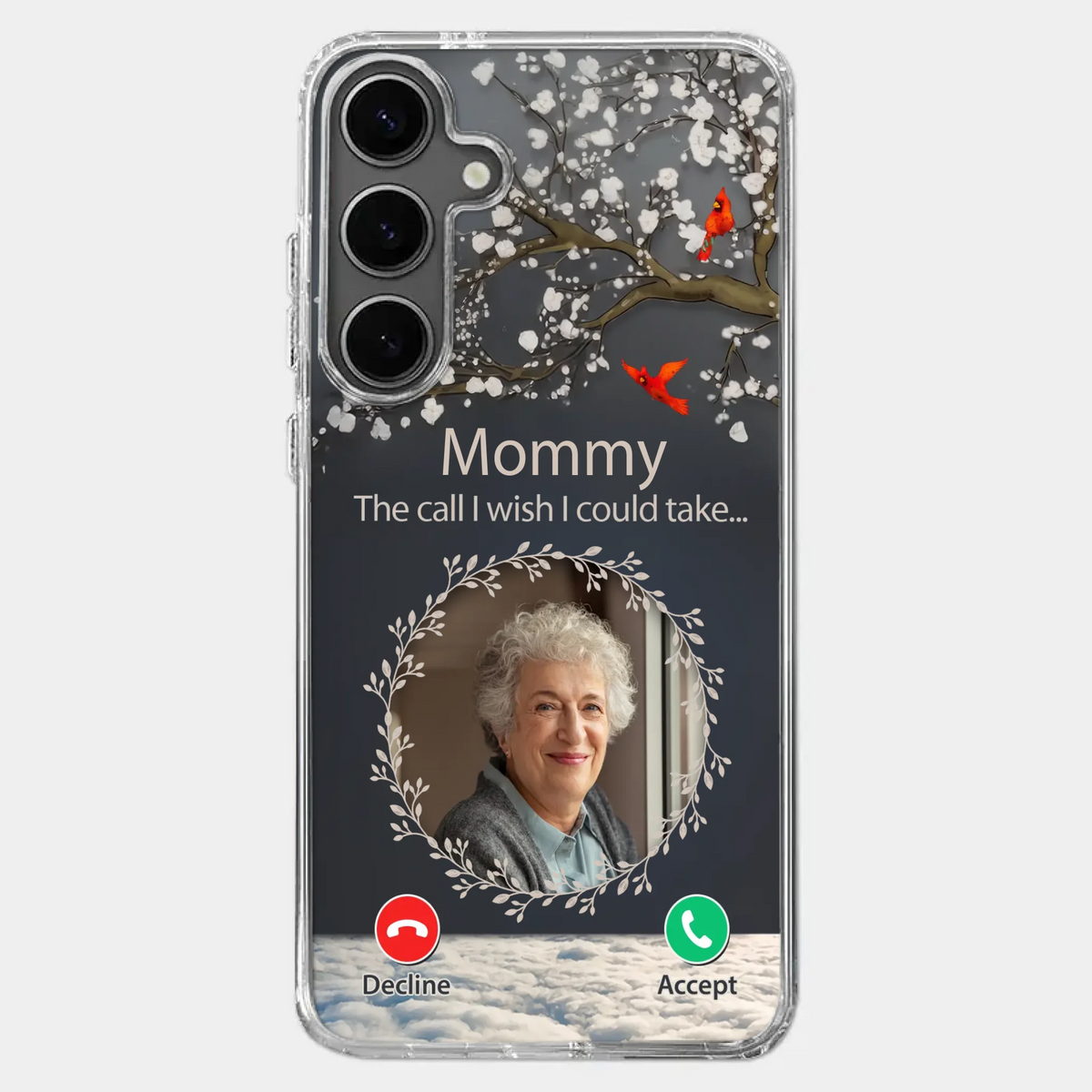 Custom Photo A Personalized Gesture That Brings Comfort And Peace - Memorial Personalized Custom Clear Phone Case - Sympathy Gift For Family Members
