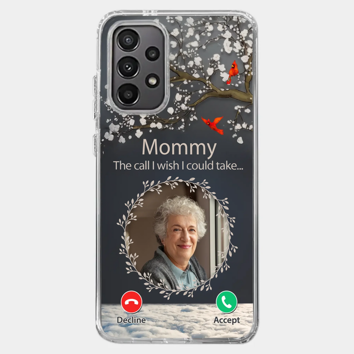 Custom Photo A Personalized Gesture That Brings Comfort And Peace - Memorial Personalized Custom Clear Phone Case - Sympathy Gift For Family Members