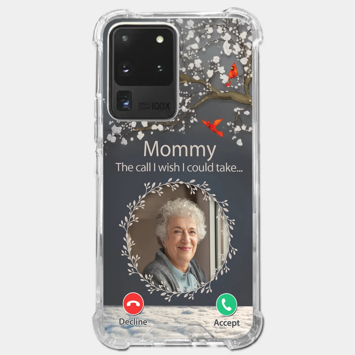 Custom Photo A Personalized Gesture That Brings Comfort And Peace - Memorial Personalized Custom Clear Phone Case - Sympathy Gift For Family Members