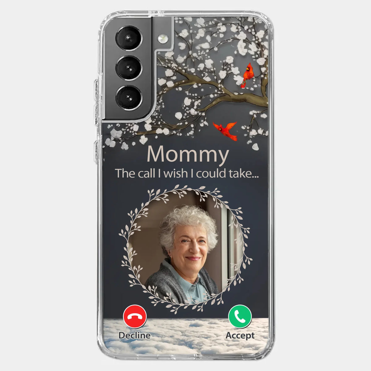 Custom Photo A Personalized Gesture That Brings Comfort And Peace - Memorial Personalized Custom Clear Phone Case - Sympathy Gift For Family Members