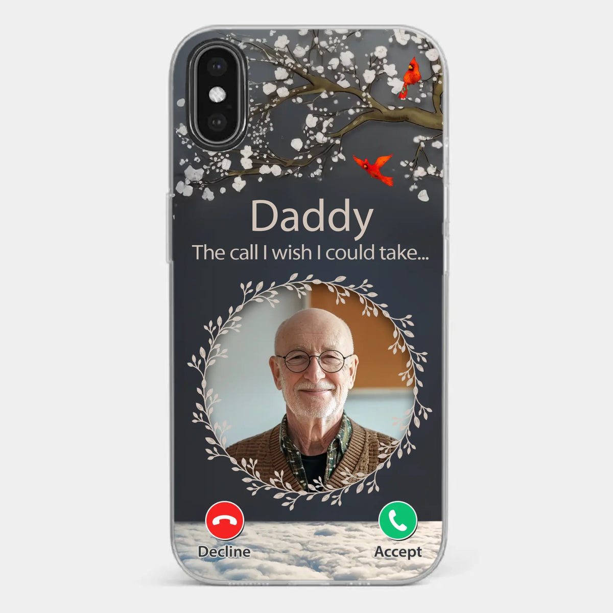 Custom Photo A Personalized Gesture That Brings Comfort And Peace - Memorial Personalized Custom Clear Phone Case - Sympathy Gift For Family Members