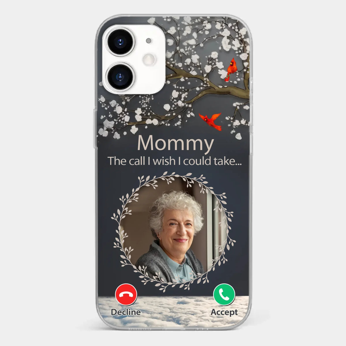 Custom Photo A Personalized Gesture That Brings Comfort And Peace - Memorial Personalized Custom Clear Phone Case - Sympathy Gift For Family Members