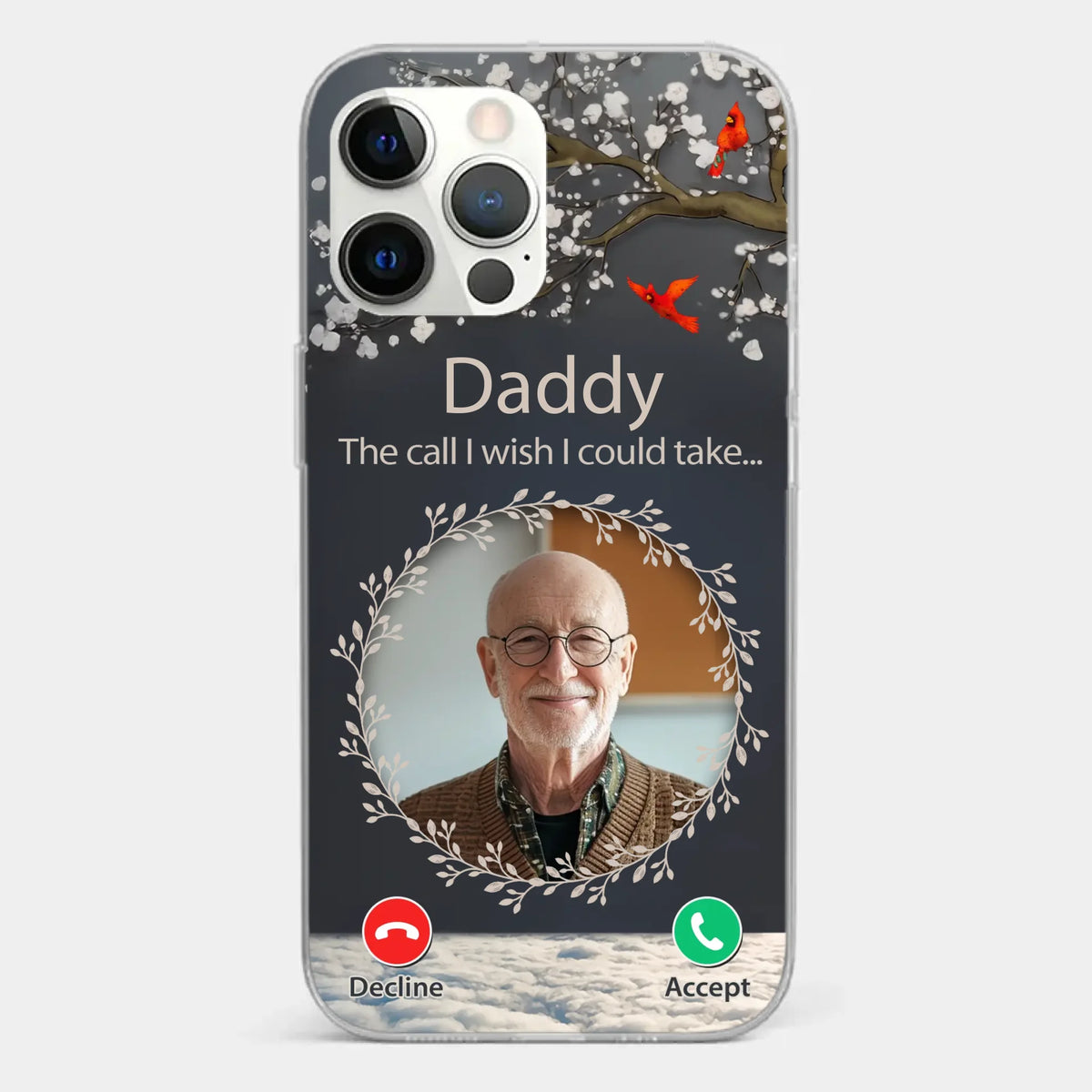 Custom Photo A Personalized Gesture That Brings Comfort And Peace - Memorial Personalized Custom Clear Phone Case - Sympathy Gift For Family Members