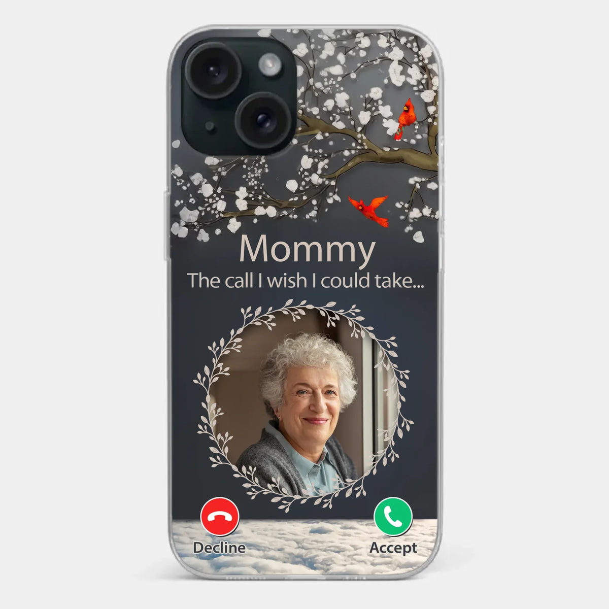 Custom Photo A Personalized Gesture That Brings Comfort And Peace - Memorial Personalized Custom Clear Phone Case - Sympathy Gift For Family Members