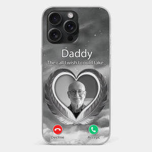 Custom Photo A Little Something To Make You Feel Connected - Memorial Personalized Custom Clear Phone Case - Sympathy Gift For Family Members