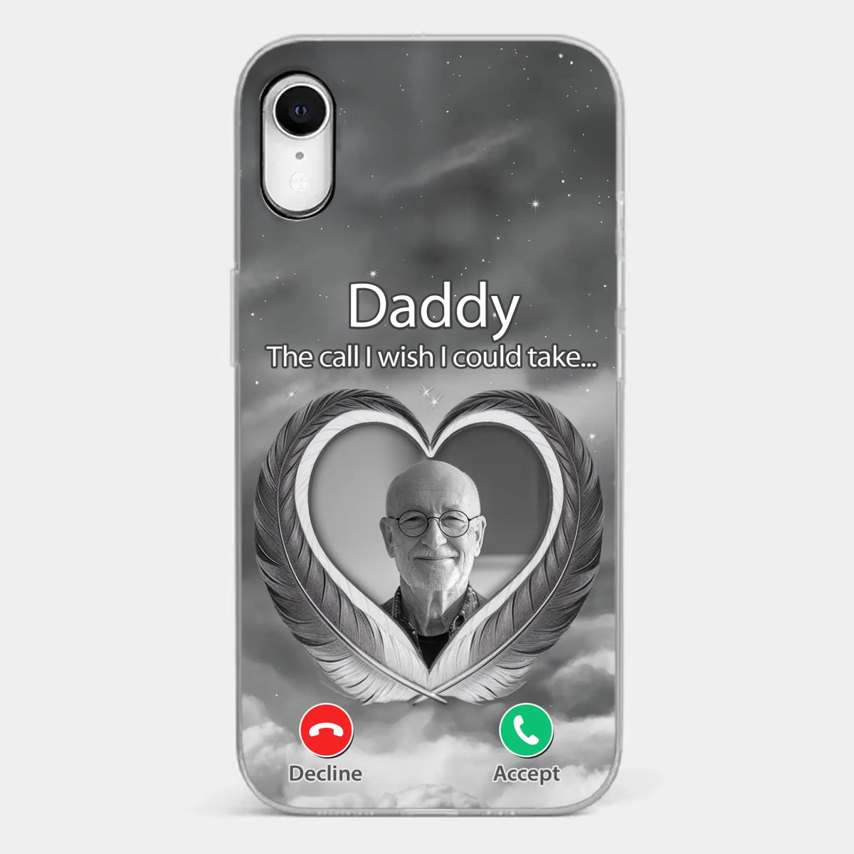 Custom Photo A Little Something To Make You Feel Connected - Memorial Personalized Custom Clear Phone Case - Sympathy Gift For Family Members