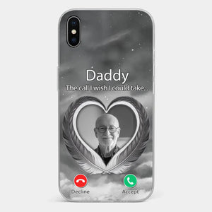 Custom Photo A Little Something To Make You Feel Connected - Memorial Personalized Custom Clear Phone Case - Sympathy Gift For Family Members