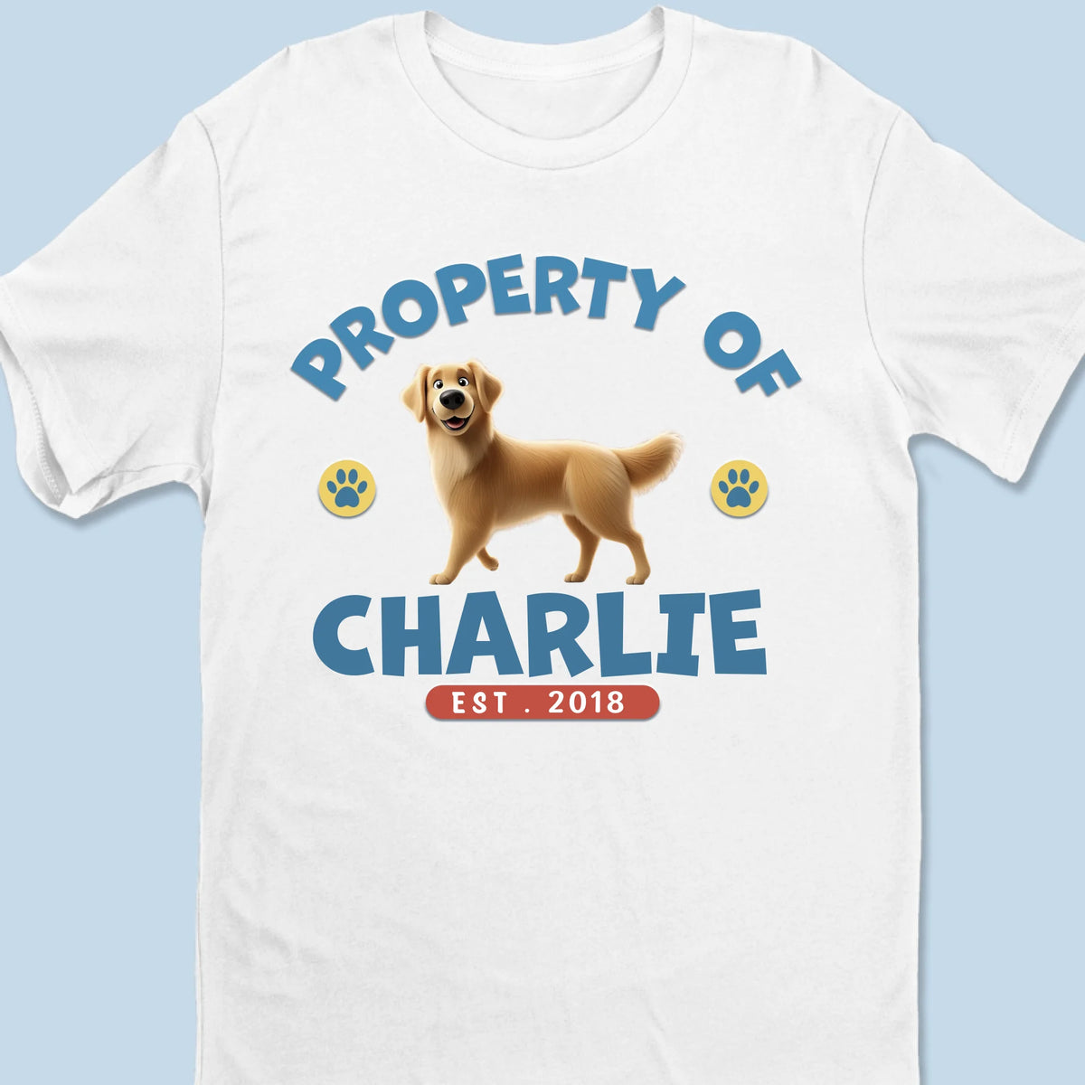 Protected By Paws And Teeth - Dog Personalized Custom Unisex T-shirt, Premium T-shirt, Hoodie - Gift For Pet Owners, Pet Lovers