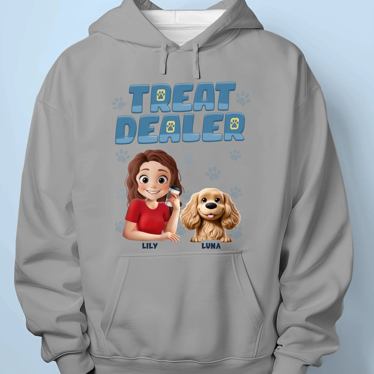 Official Treat Dealer - Dog Personalized Custom Unisex T-shirt, Premium T-shirt, Hoodie - Gift For Pet Owners, Pet Lovers