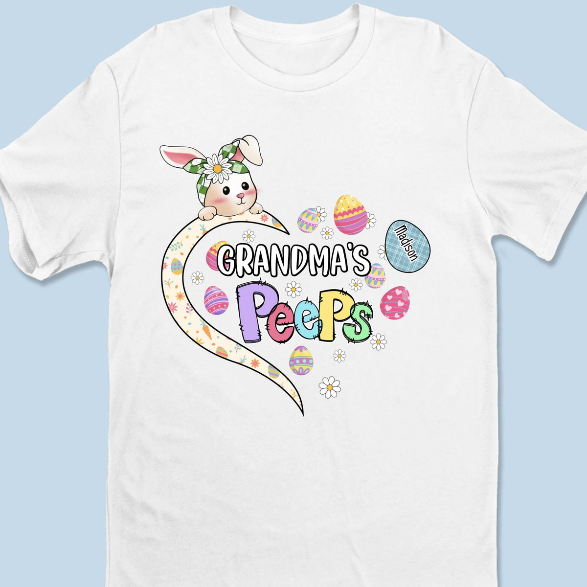 Mama’s Little Bunnies Make Life Sweet - Family Personalized Custom Unisex T-shirt, Premium T-shirt, Hoodie - Easter Gift For Mom, Grandma