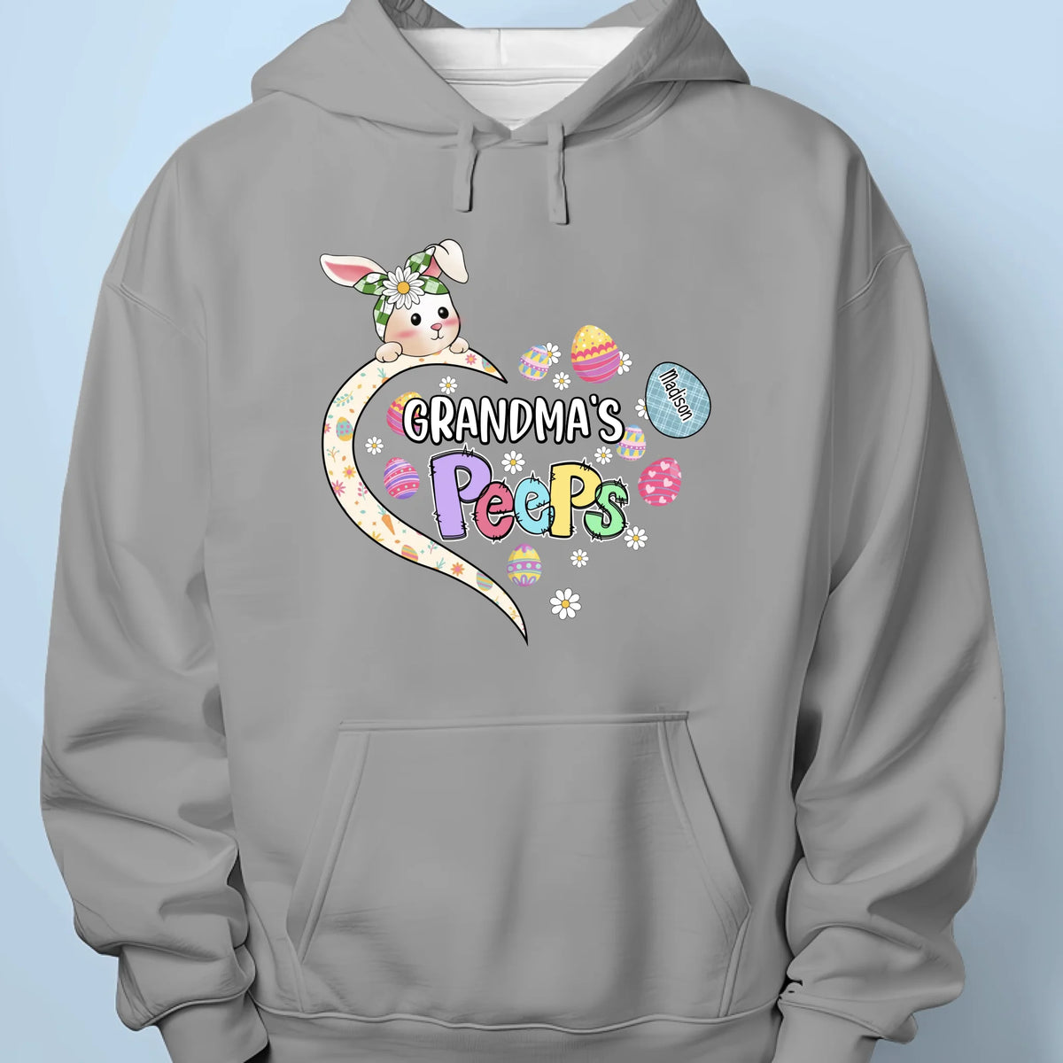 Mama’s Little Bunnies Make Life Sweet - Family Personalized Custom Unisex T-shirt, Premium T-shirt, Hoodie - Easter Gift For Mom, Grandma
