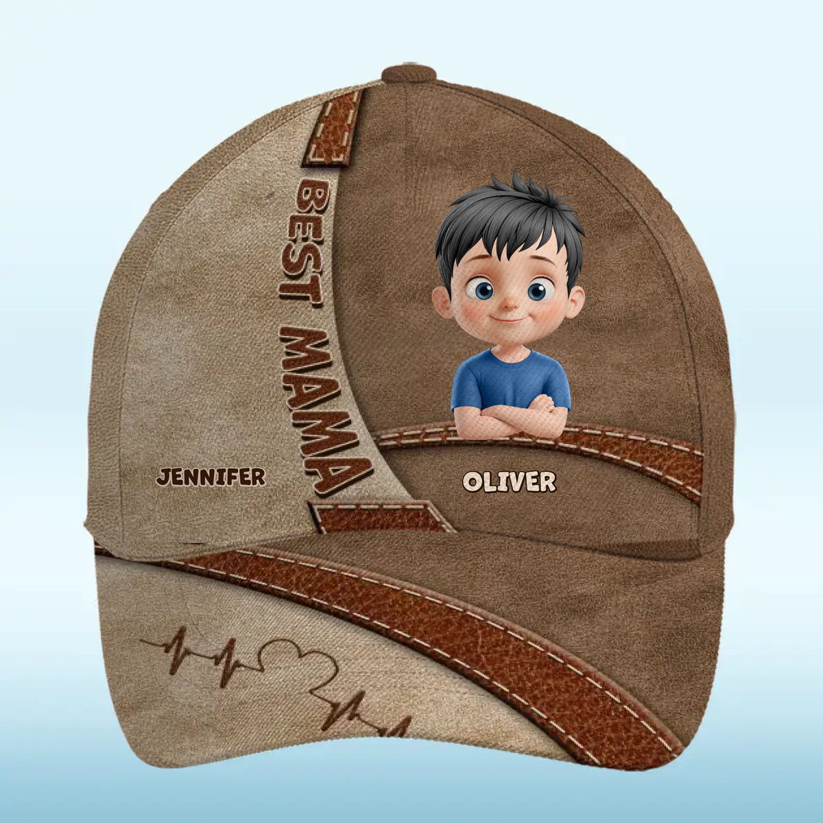 You Are My Guiding Star - Family Personalized Custom Hat, All Over Print Classic Cap - Mother's Day, Gift For Mom, Grandma