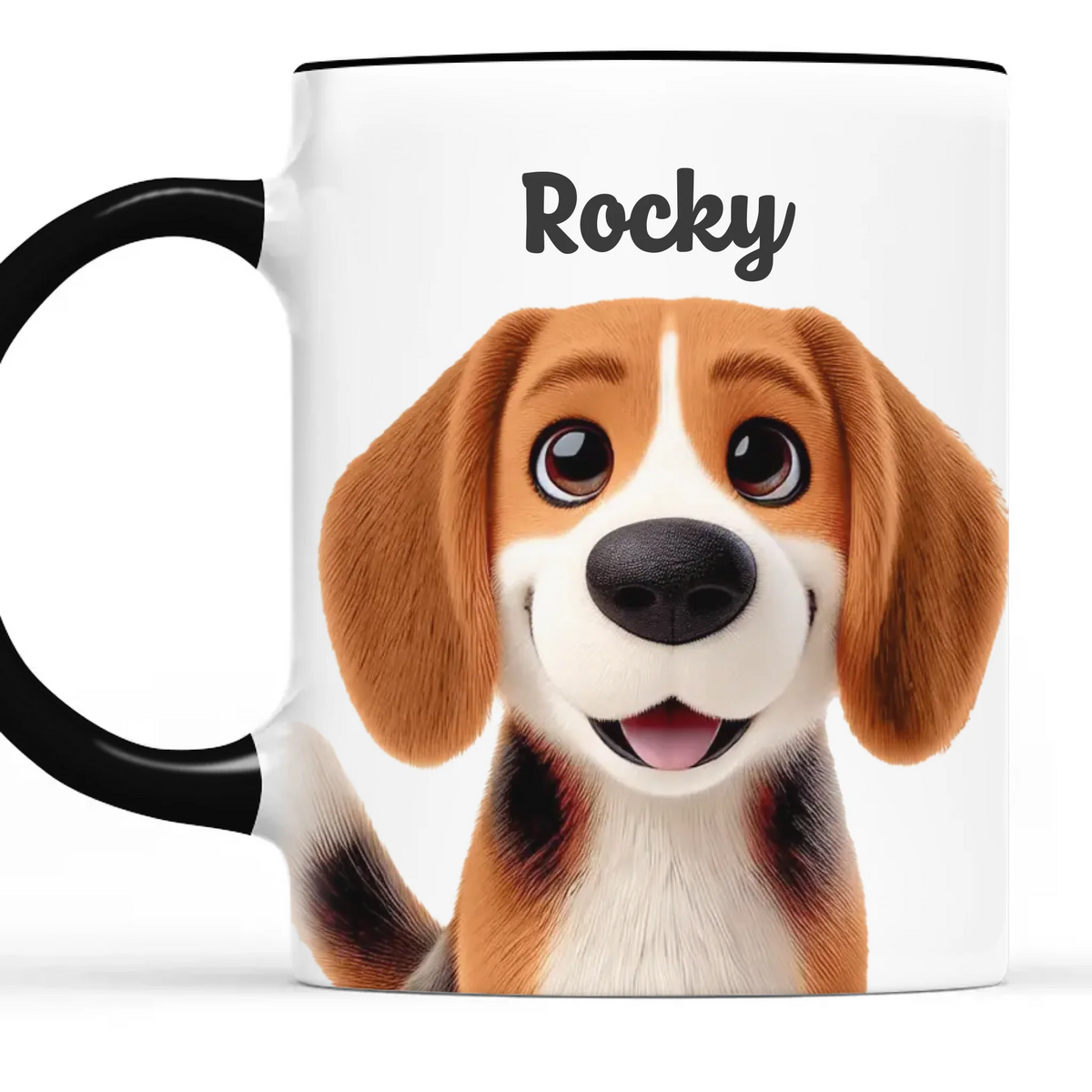 Peeking Now, Cuddling Later - Dog & Cat Personalized Custom Accent Mug - Gift For Pet Owners, Pet Lovers