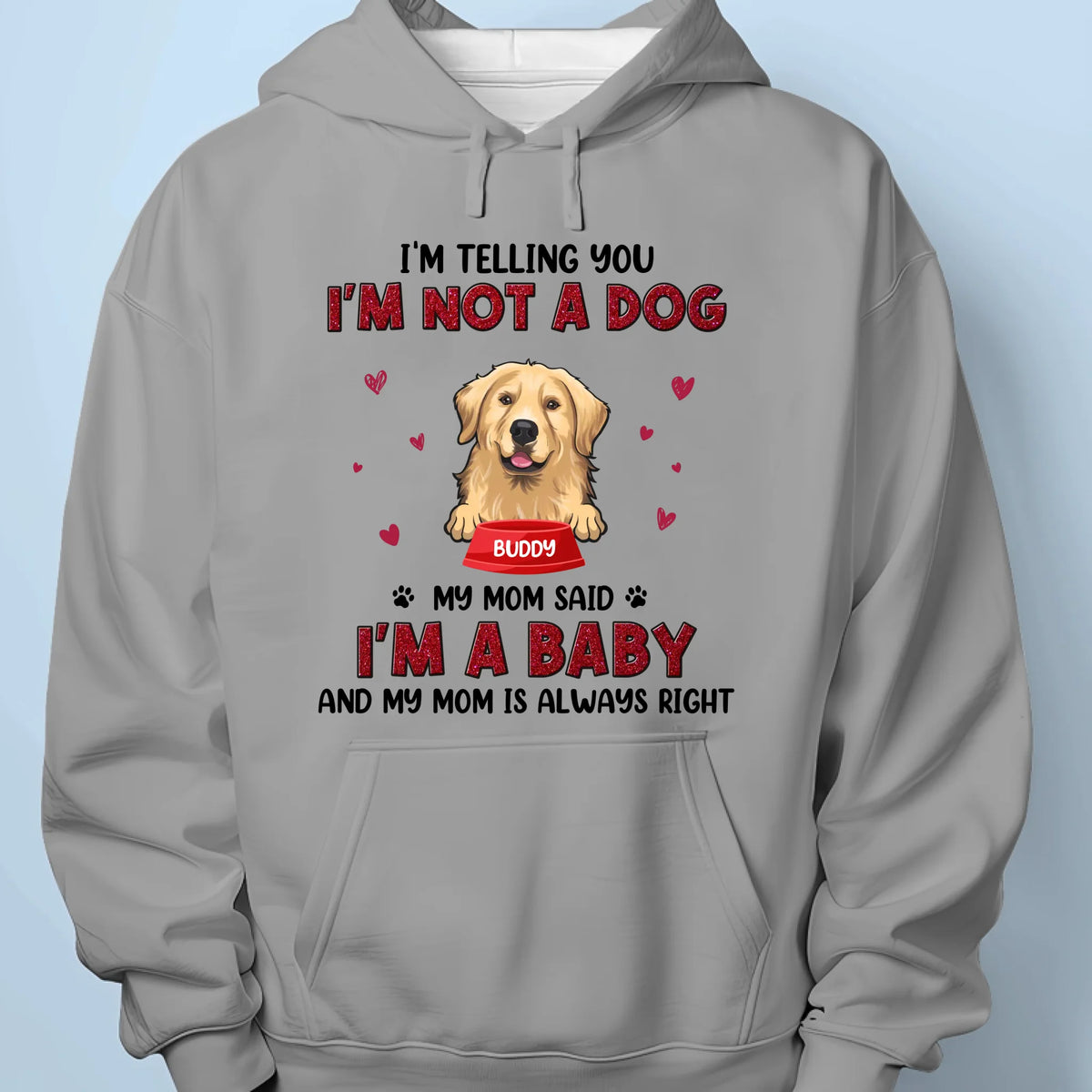 Happiness Is A Wagging Tail - Dog Personalized Custom Unisex T-shirt, Premium T-shirt, Hoodie - Gift For Pet Owners, Pet Lovers