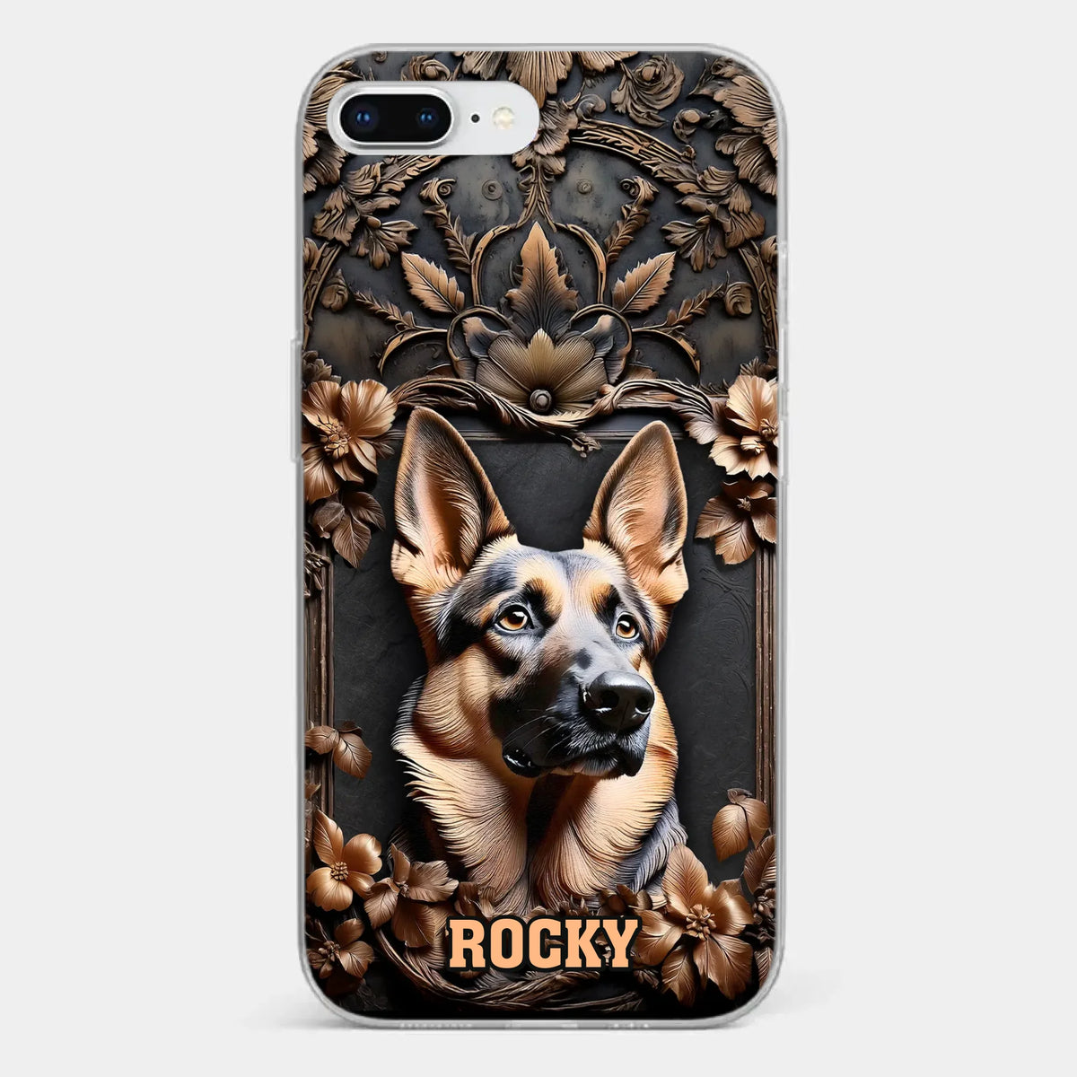 Pet Is Loyal Friend For Life - Dog Personalized Custom 3D Inflated Effect Printed Clear Phone Case - Gift For Pet Owners, Pet Lovers
