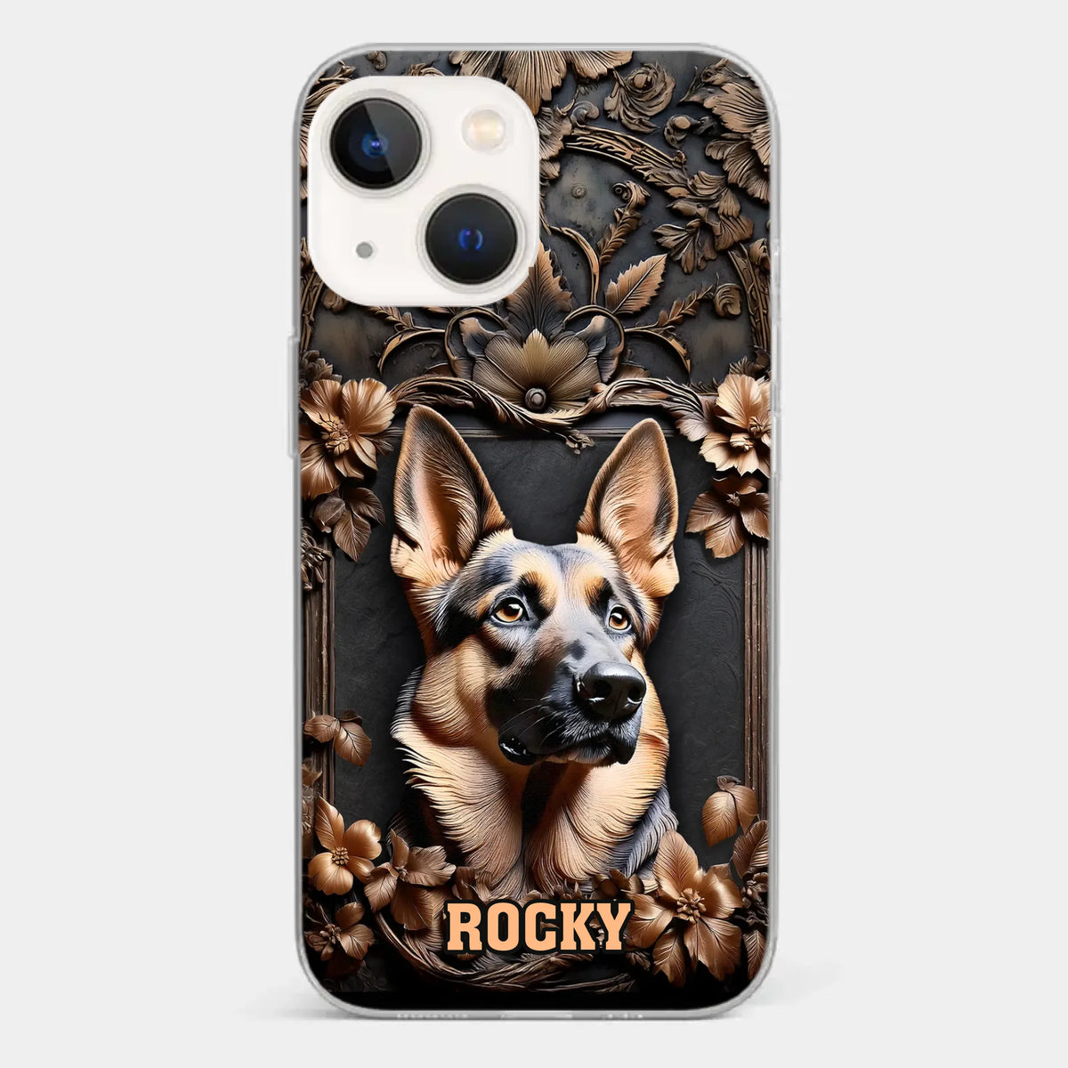 Pet Is Loyal Friend For Life - Dog Personalized Custom 3D Inflated Effect Printed Clear Phone Case - Gift For Pet Owners, Pet Lovers
