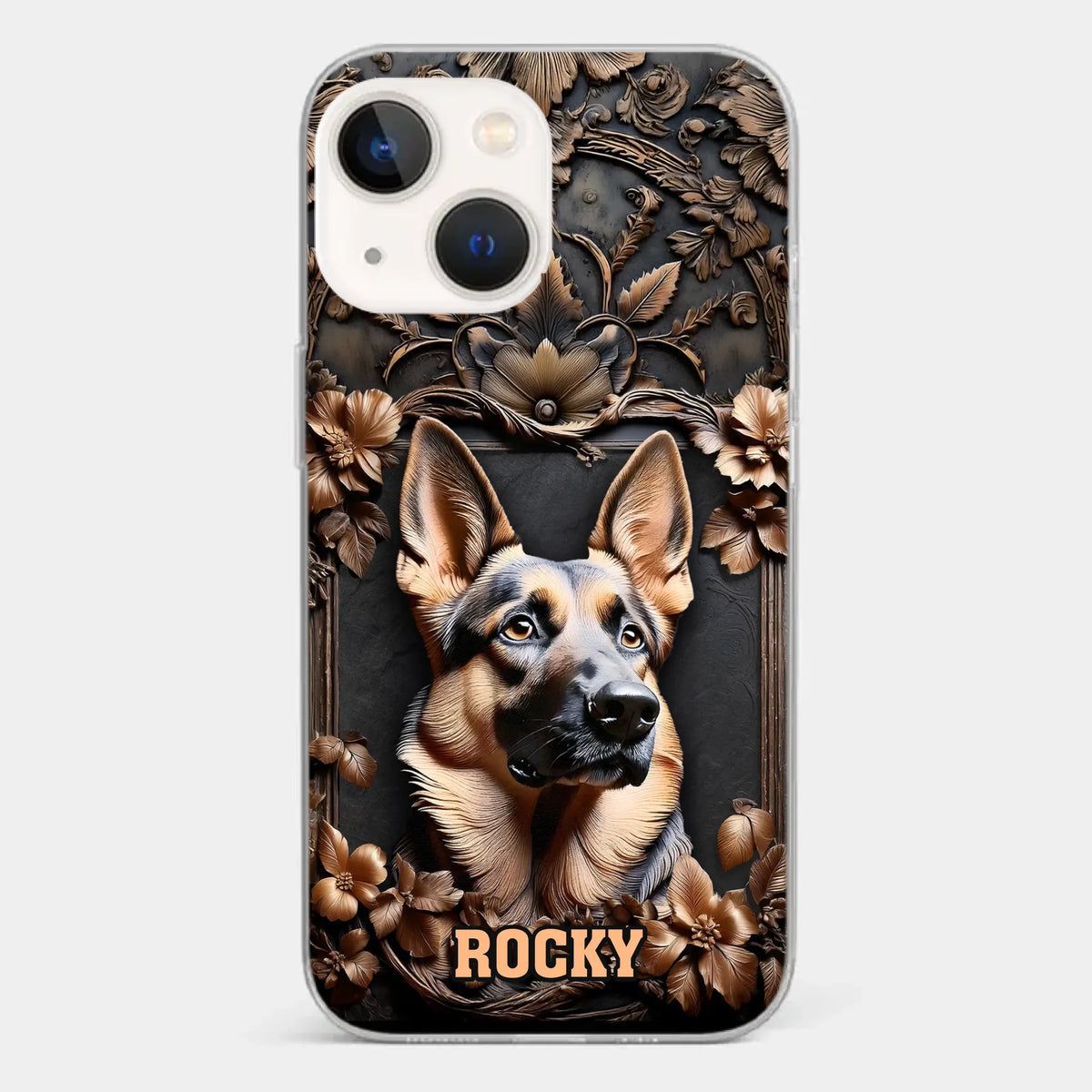 Pet Is Loyal Friend For Life - Dog Personalized Custom 3D Inflated Effect Printed Clear Phone Case - Gift For Pet Owners, Pet Lovers