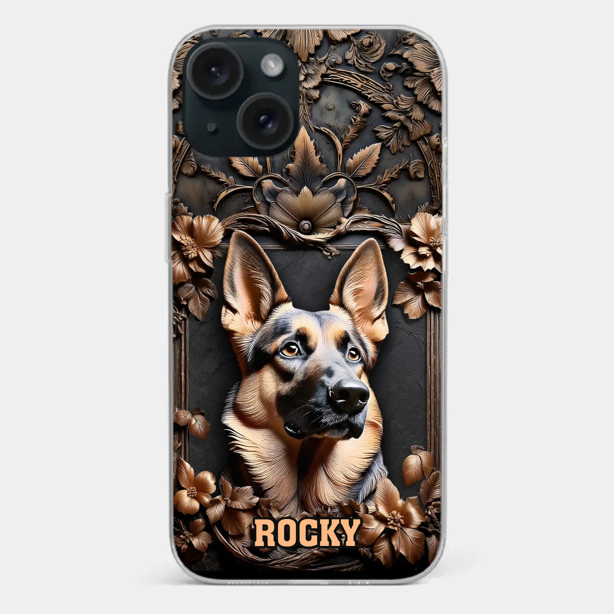 Pet Is Loyal Friend For Life - Dog Personalized Custom 3D Inflated Effect Printed Clear Phone Case - Gift For Pet Owners, Pet Lovers