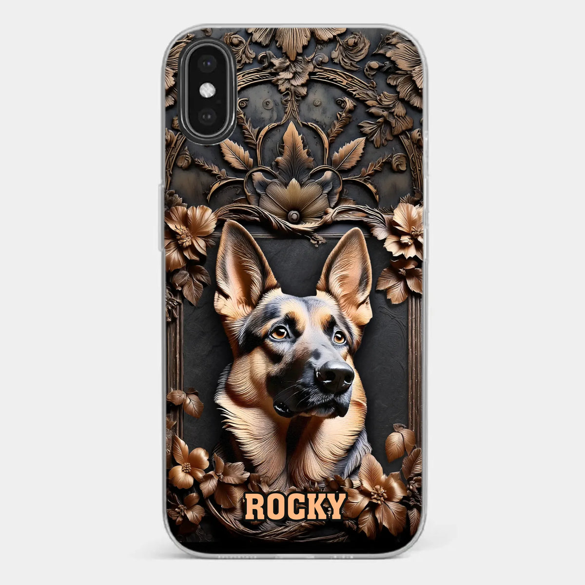Pet Is Loyal Friend For Life - Dog Personalized Custom 3D Inflated Effect Printed Clear Phone Case - Gift For Pet Owners, Pet Lovers