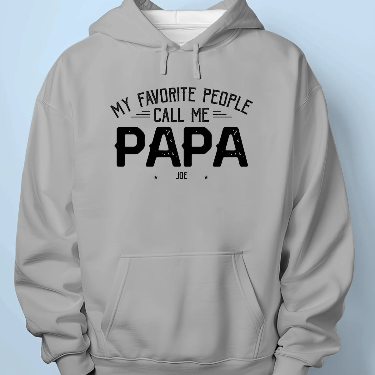 Being Papa Is My Greatest Blessing -  Family Personalized Custom Unisex T-Shirt, Premium T-shirt, Hoodie - Father's Day Gift For Dad, Grandpa