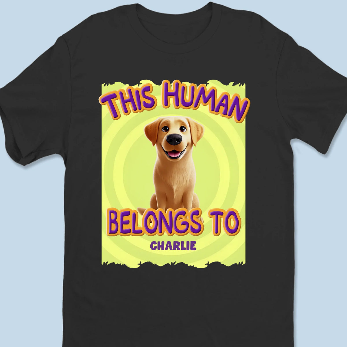 Happiness Starts With A Wag - Dog Personalized Custom Unisex T-shirt, Premium T-shirt, Hoodie - Gift For Pet Owners, Pet Lovers