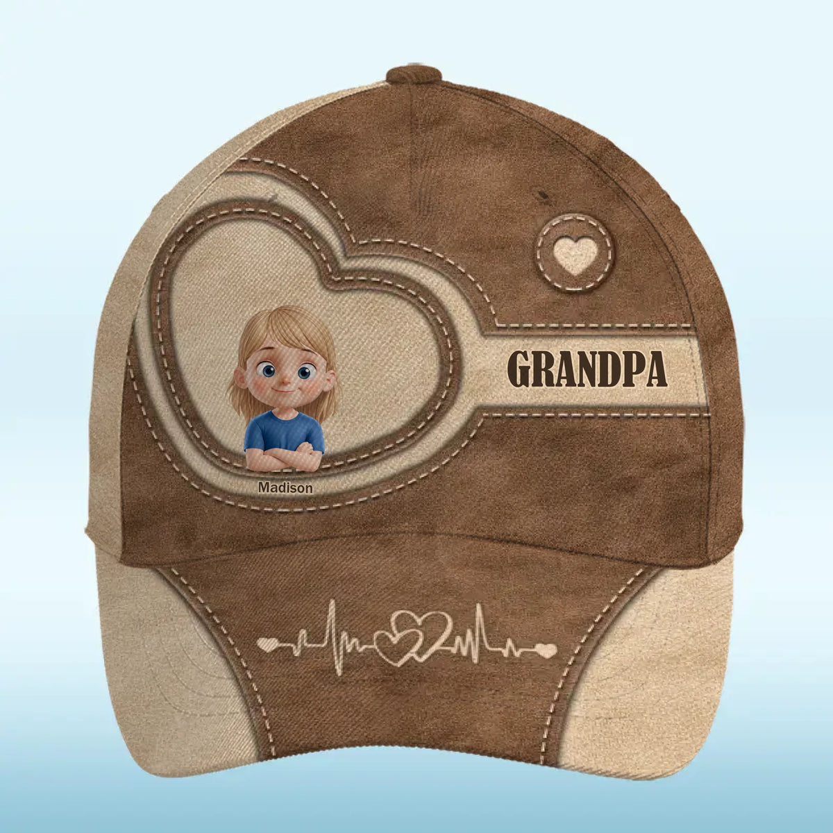 Unbreakable Family Bond - Family Personalized Custom Hat, All Over Print Classic Cap - Gift For Family Members