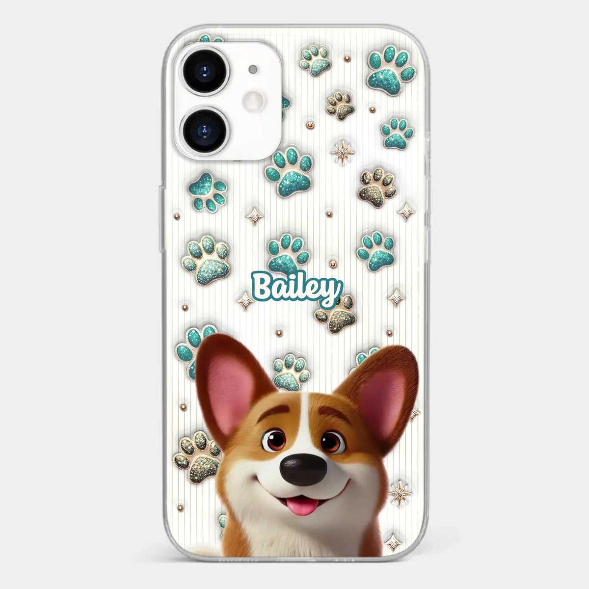 Where There’s A Dog, There’s A Way - Dog Personalized Custom 3D Inflated Effect Printed Clear Phone Case - Gift For Pet Owners, Pet Lover