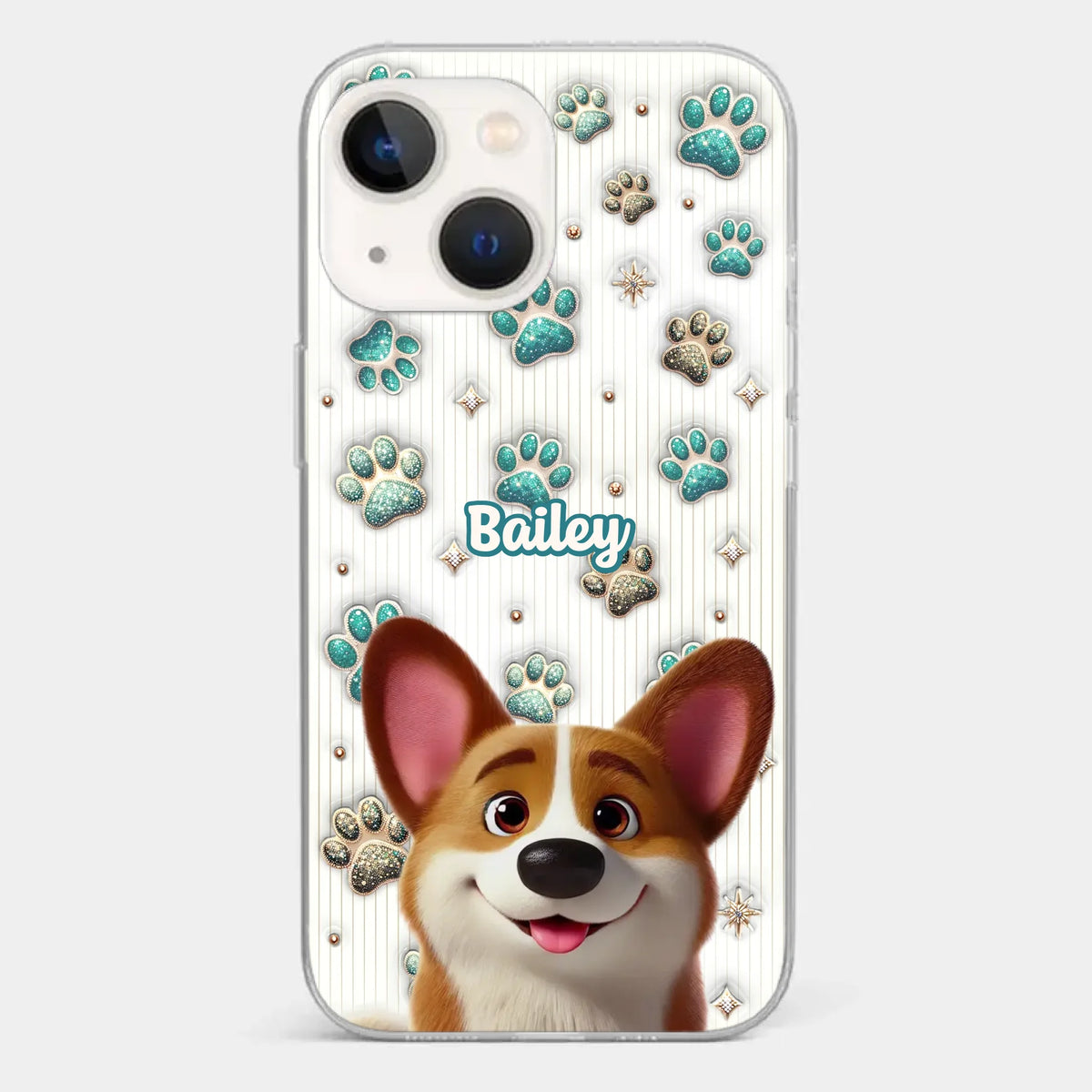 Where There’s A Dog, There’s A Way - Dog Personalized Custom 3D Inflated Effect Printed Clear Phone Case - Gift For Pet Owners, Pet Lover
