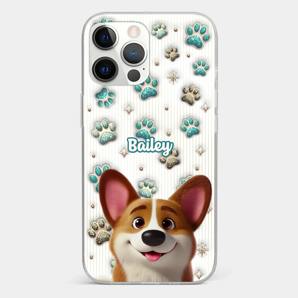 Where There’s A Dog, There’s A Way - Dog Personalized Custom 3D Inflated Effect Printed Clear Phone Case - Gift For Pet Owners, Pet Lover