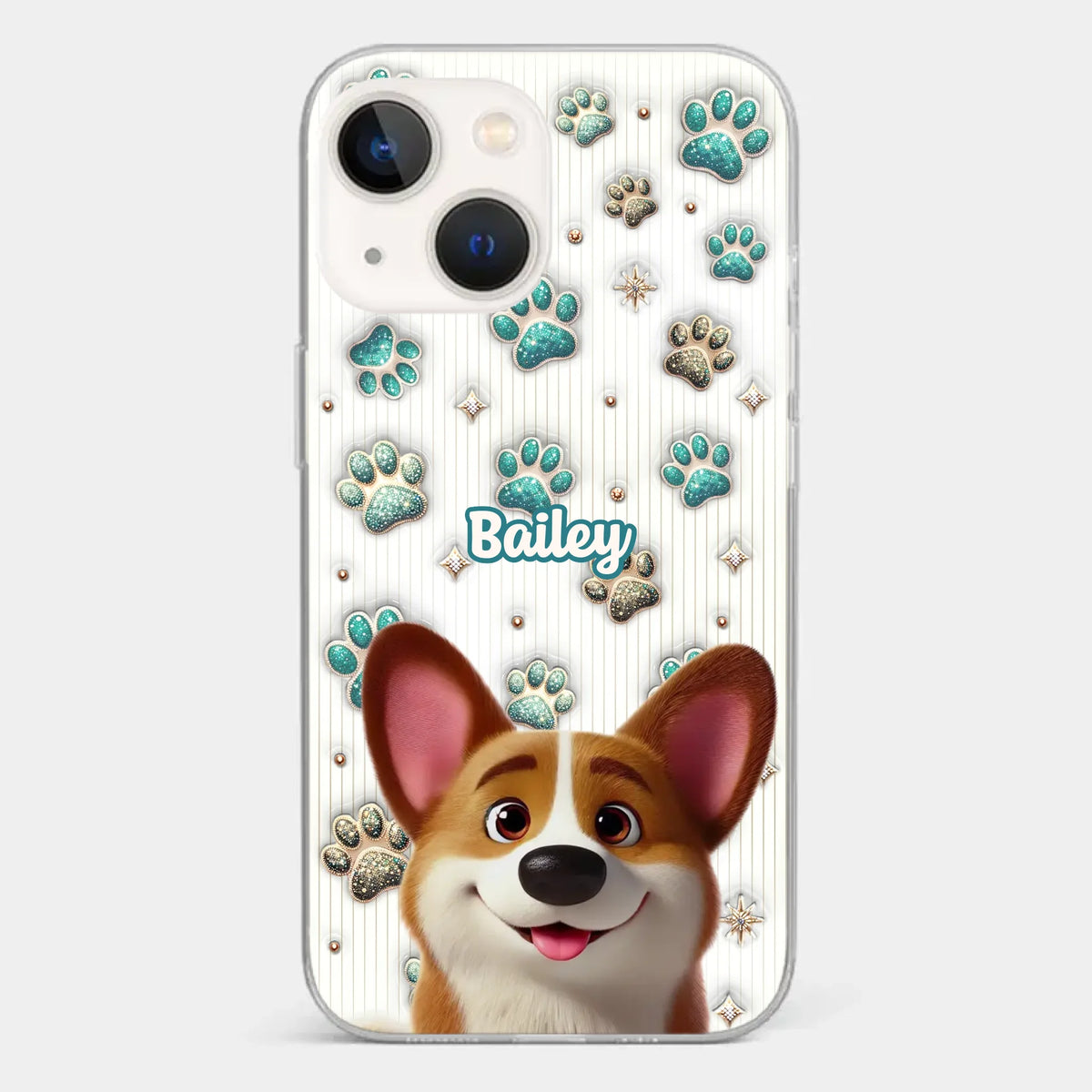 Where There’s A Dog, There’s A Way - Dog Personalized Custom 3D Inflated Effect Printed Clear Phone Case - Gift For Pet Owners, Pet Lover